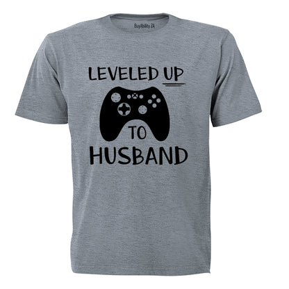 Leveled Up To Husband - Gamer - Adults - T-Shirt