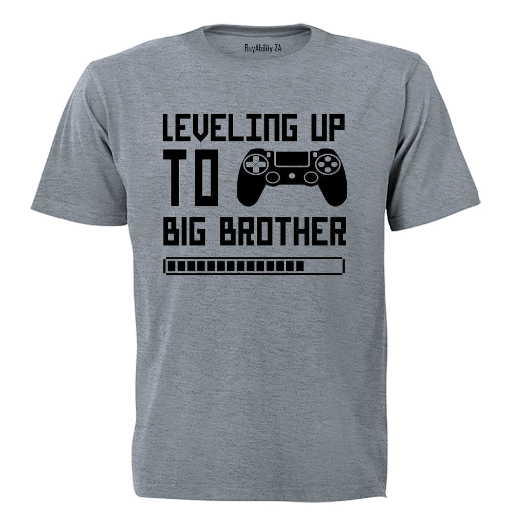 Leveling Up To Big Brother - Kids T-Shirt - BuyAbility South Africa