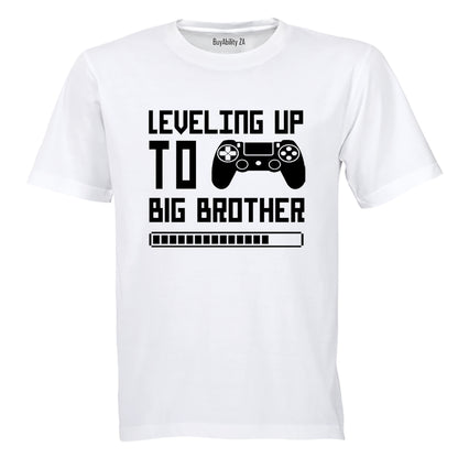 Leveling Up To Big Brother - Kids T-Shirt - BuyAbility South Africa