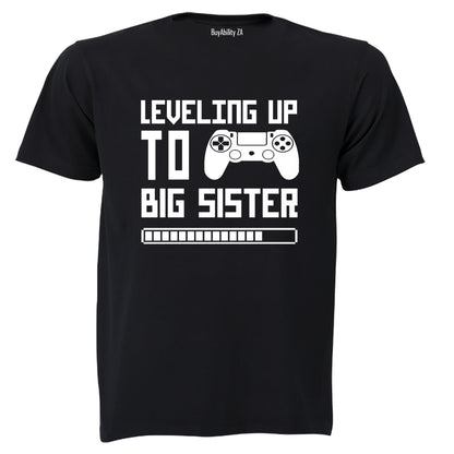 Leveling Up To Big Sister - Kids T-Shirt - BuyAbility South Africa