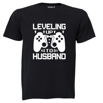 Leveling Up To Husband - Adults - T-Shirt