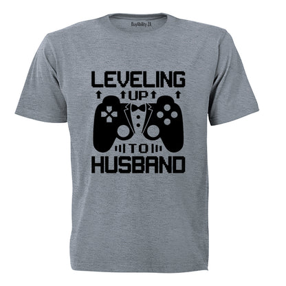 Leveling Up To Husband - Adults - T-Shirt