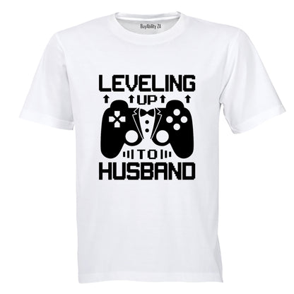 Leveling Up To Husband - Adults - T-Shirt