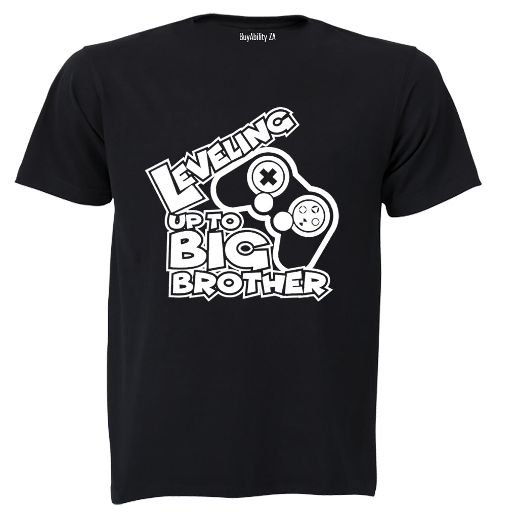 Leveling Up To Big Brother - Kids T-Shirt