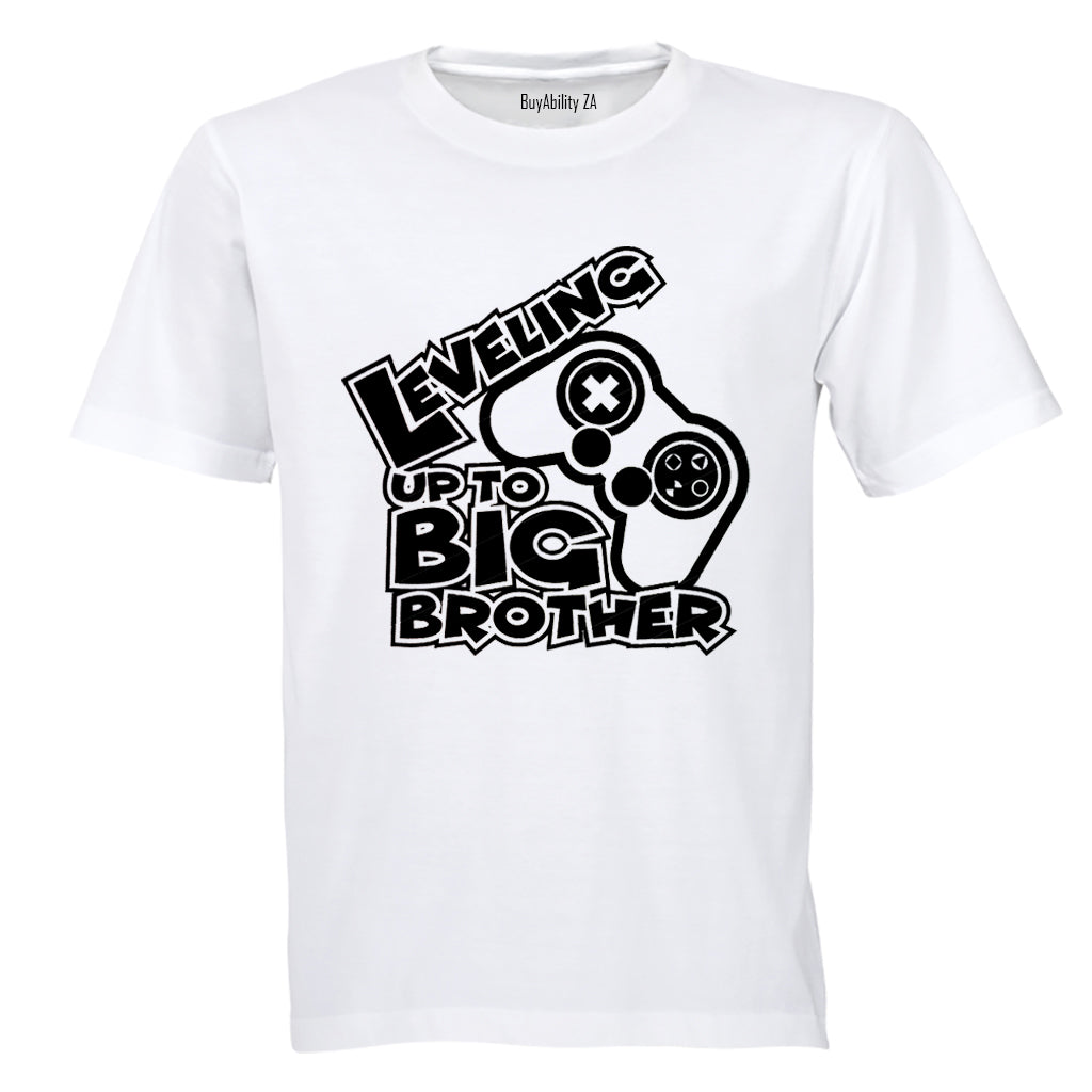 Leveling Up To Big Brother - Kids T-Shirt