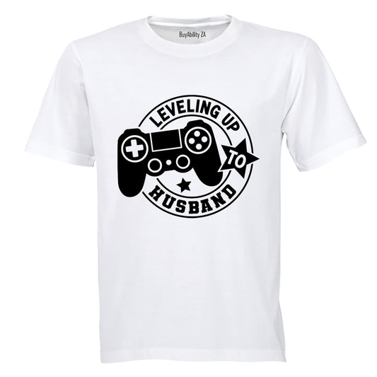 Leveling Up To Husband - Adults - T-Shirt