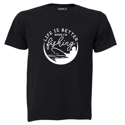 Life is Better Fishing - Adults - T-Shirt - BuyAbility South Africa