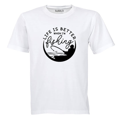 Life is Better Fishing - Adults - T-Shirt - BuyAbility South Africa
