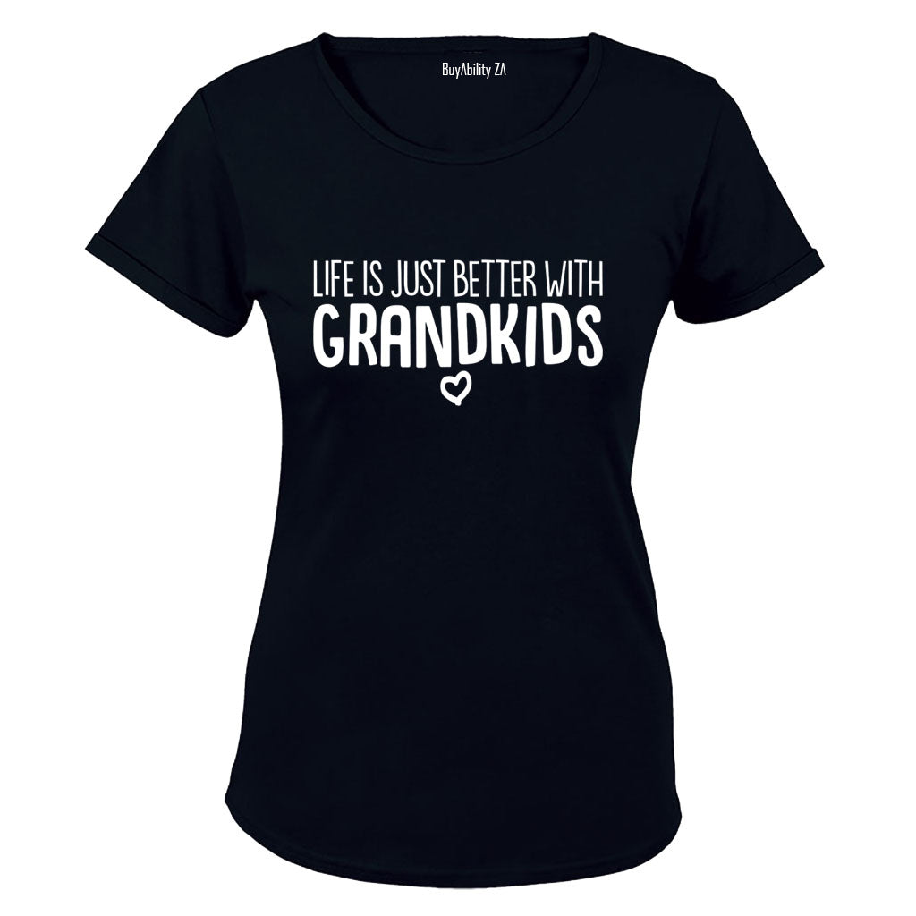 Life is Better with Grandkids - Ladies - T-Shirt