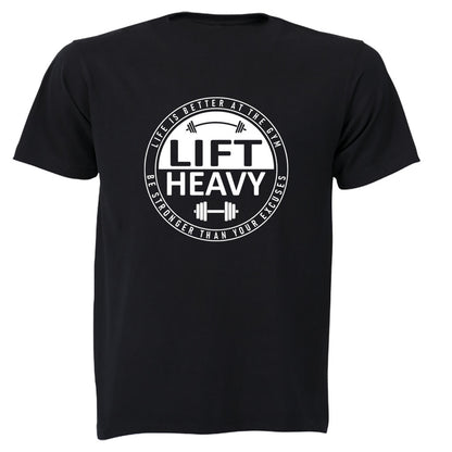 Lift Heavy - Gym - Adults - T-Shirt - BuyAbility South Africa