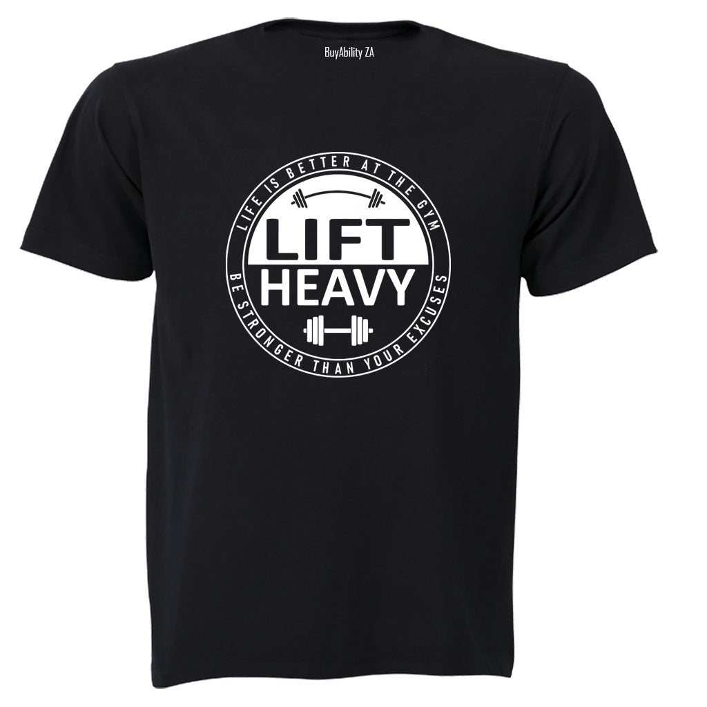 Lift Heavy - Gym - Adults - T-Shirt
