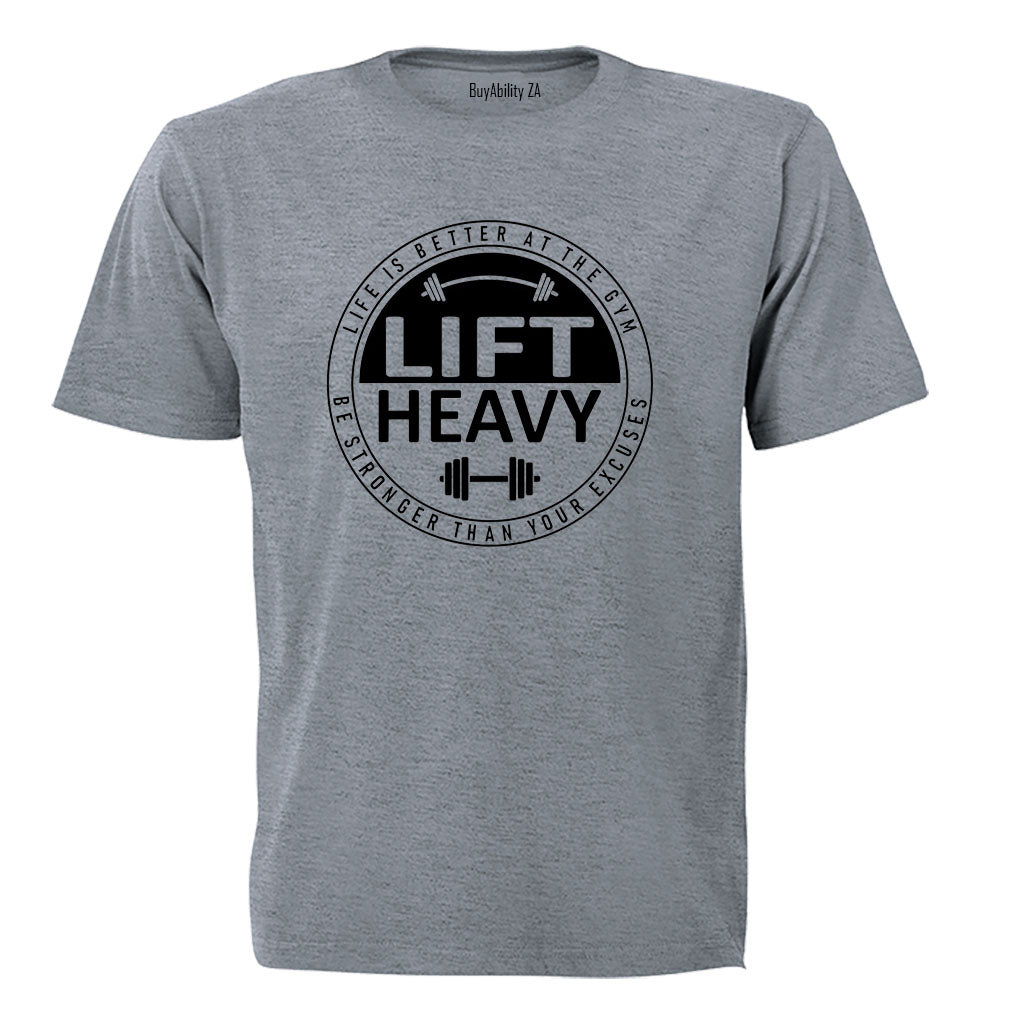 Lift Heavy - Gym - Adults - T-Shirt