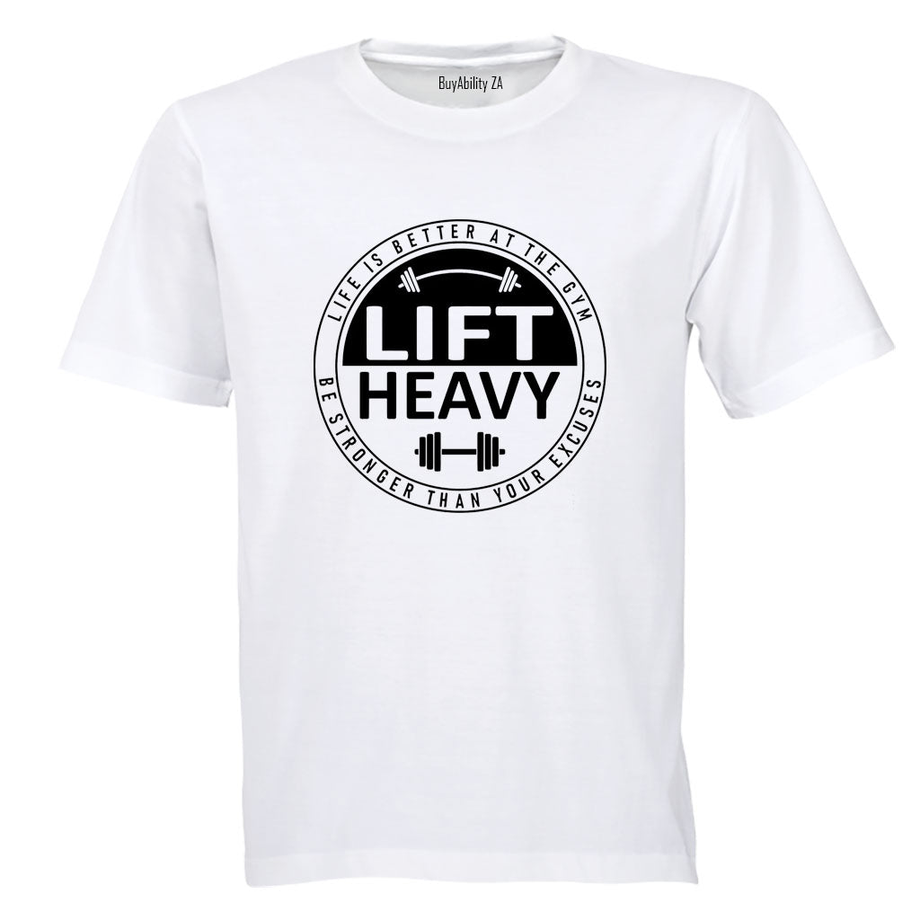 Lift Heavy - Gym - Adults - T-Shirt