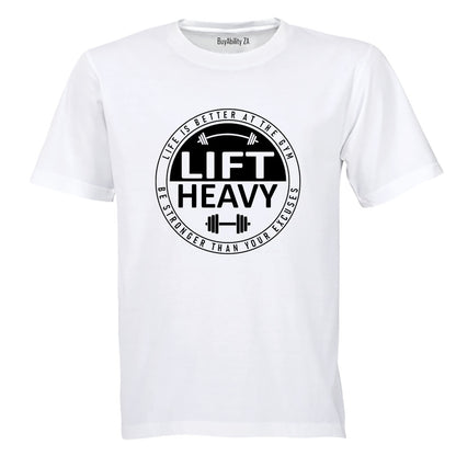 Lift Heavy - Gym - Adults - T-Shirt