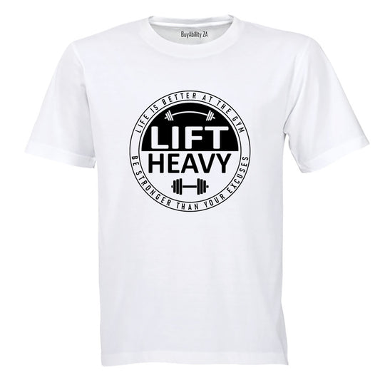Lift Heavy - Gym - Adults - T-Shirt