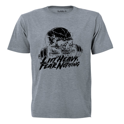 Lift Heavy Fear Nothing - Adults - T-Shirt - BuyAbility South Africa
