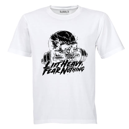 Lift Heavy Fear Nothing - Adults - T-Shirt - BuyAbility South Africa