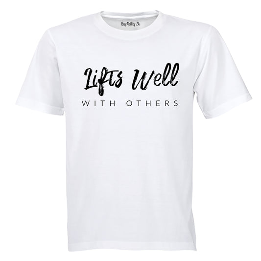 Lifts Well With Others GYM - Adults - T-Shirt - BuyAbility South Africa