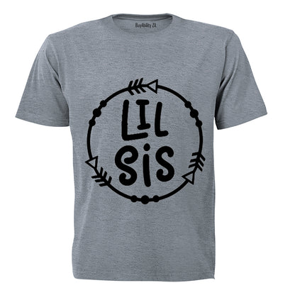 Lil Sis - Circular Design - Kids T-Shirt - BuyAbility