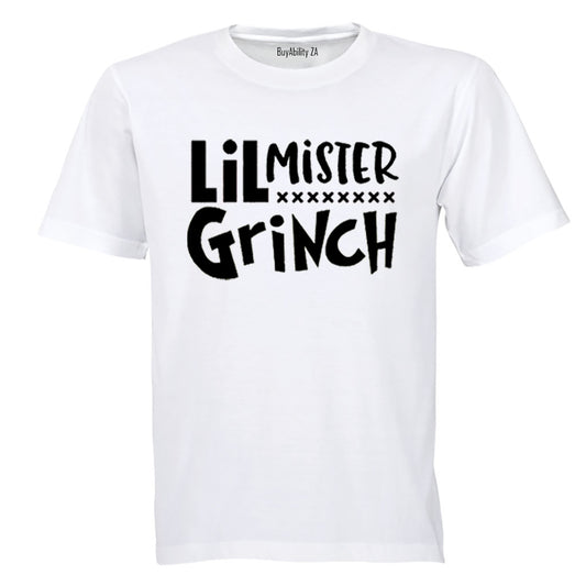 Lil Mister Grinch - Christmas - Kids T-Shirt