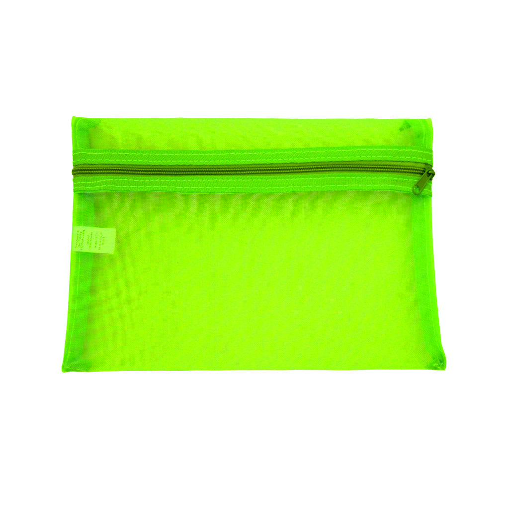 Nylon Pencil Case - Lime Green - BuyAbility