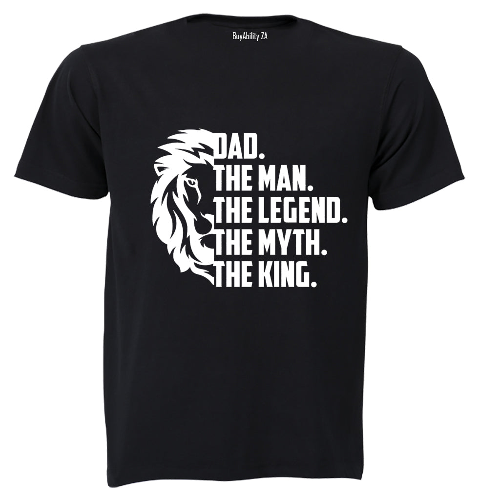 Lion - Dad. The Man - Adults - T-Shirt