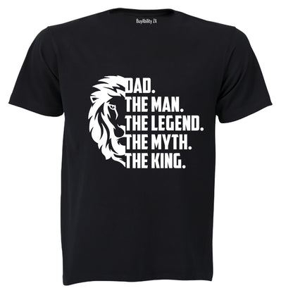Lion - Dad. The Man - Adults - T-Shirt