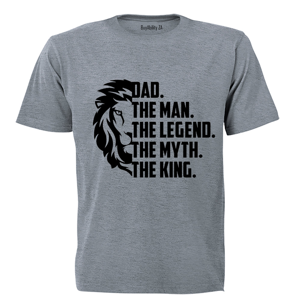 Lion - Dad. The Man - Adults - T-Shirt