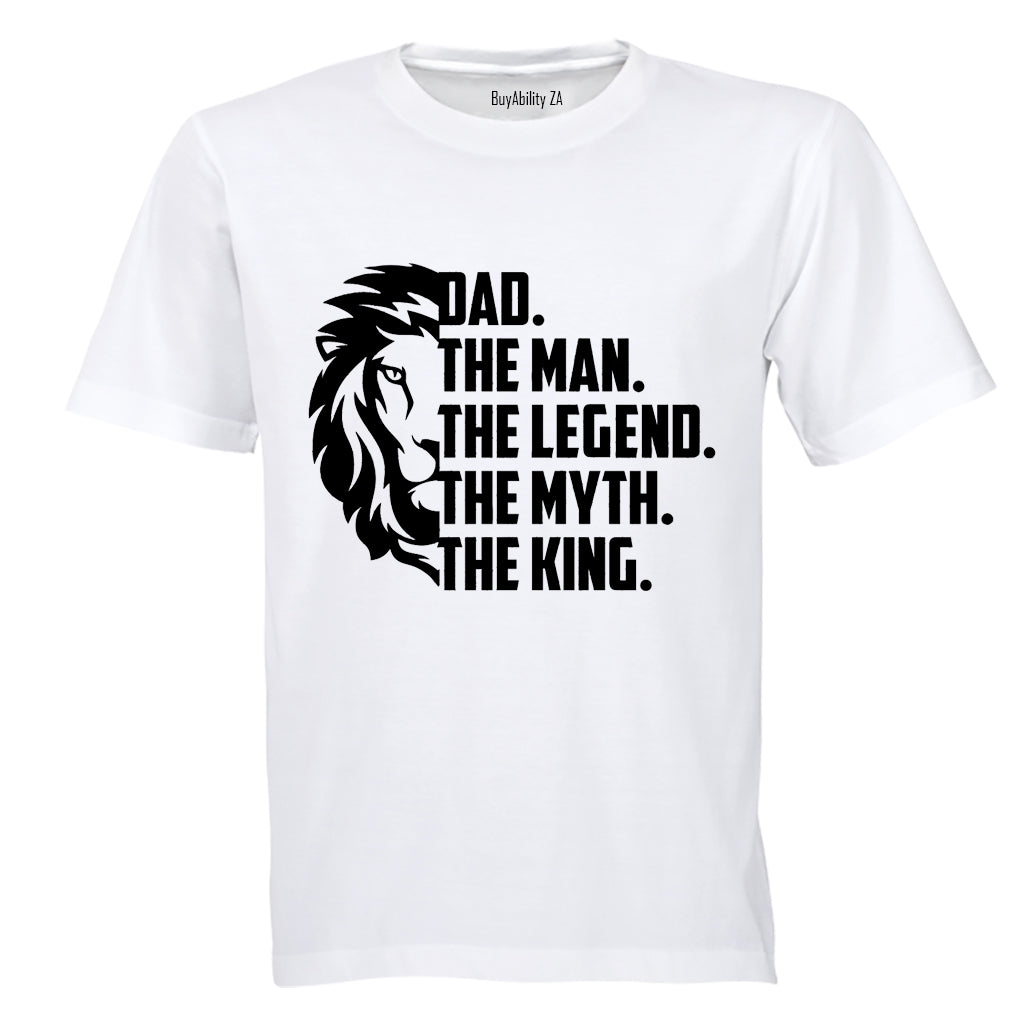 Lion - Dad. The Man - Adults - T-Shirt
