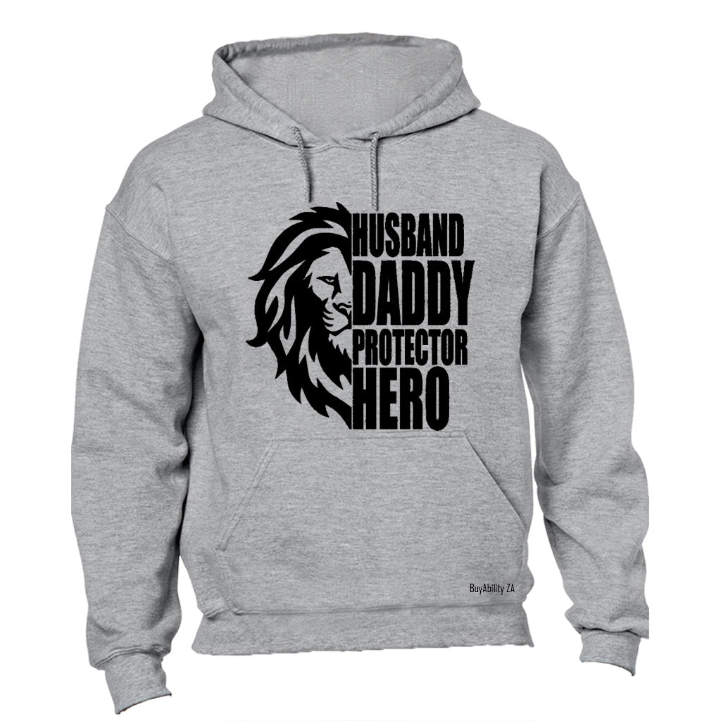Lion - Husband. Daddy - Hoodie
