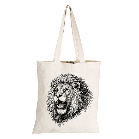 Lion Roar - Eco-Cotton Natural Fibre Bag - BuyAbility South Africa
