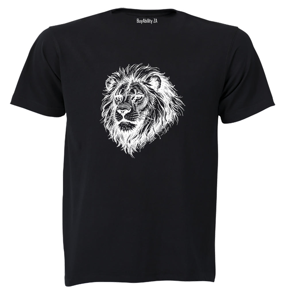 Lion Sketch - Adults - T-Shirt - BuyAbility South Africa