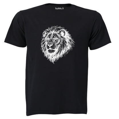 Lion Sketch - Adults - T-Shirt - BuyAbility South Africa