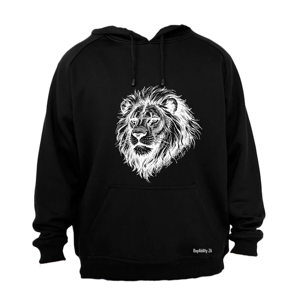 Lion Sketch - Hoodie - BuyAbility South Africa