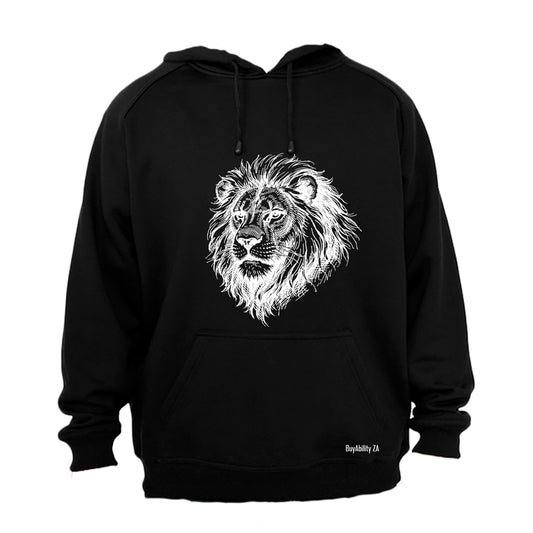 Lion Sketch - Hoodie - BuyAbility South Africa