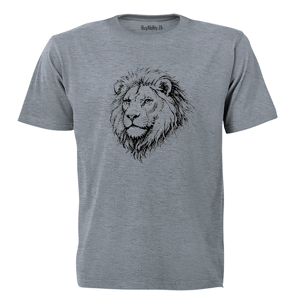 Lion Sketch - Adults - T-Shirt - BuyAbility South Africa