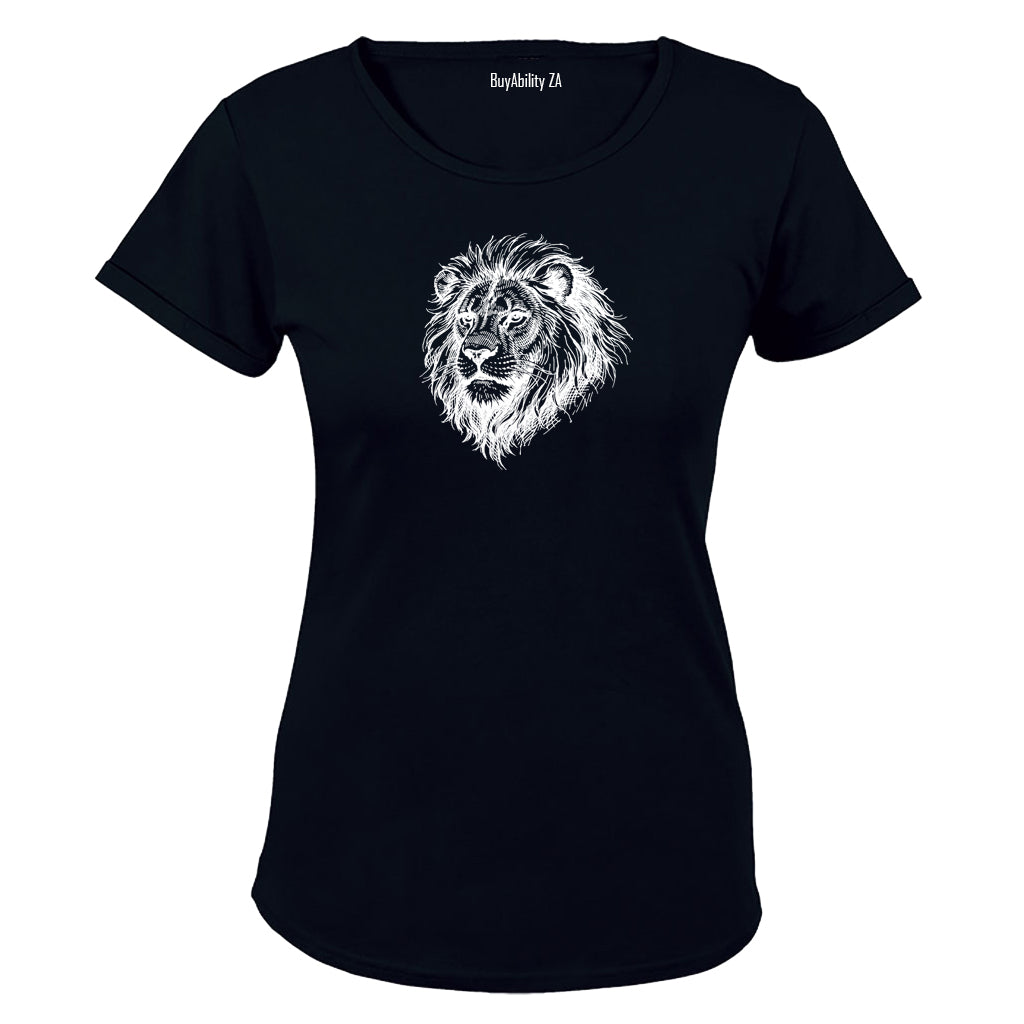 Lion Sketch - Ladies - T-Shirt - BuyAbility South Africa