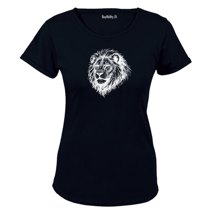 Lion Sketch - Ladies - T-Shirt - BuyAbility South Africa