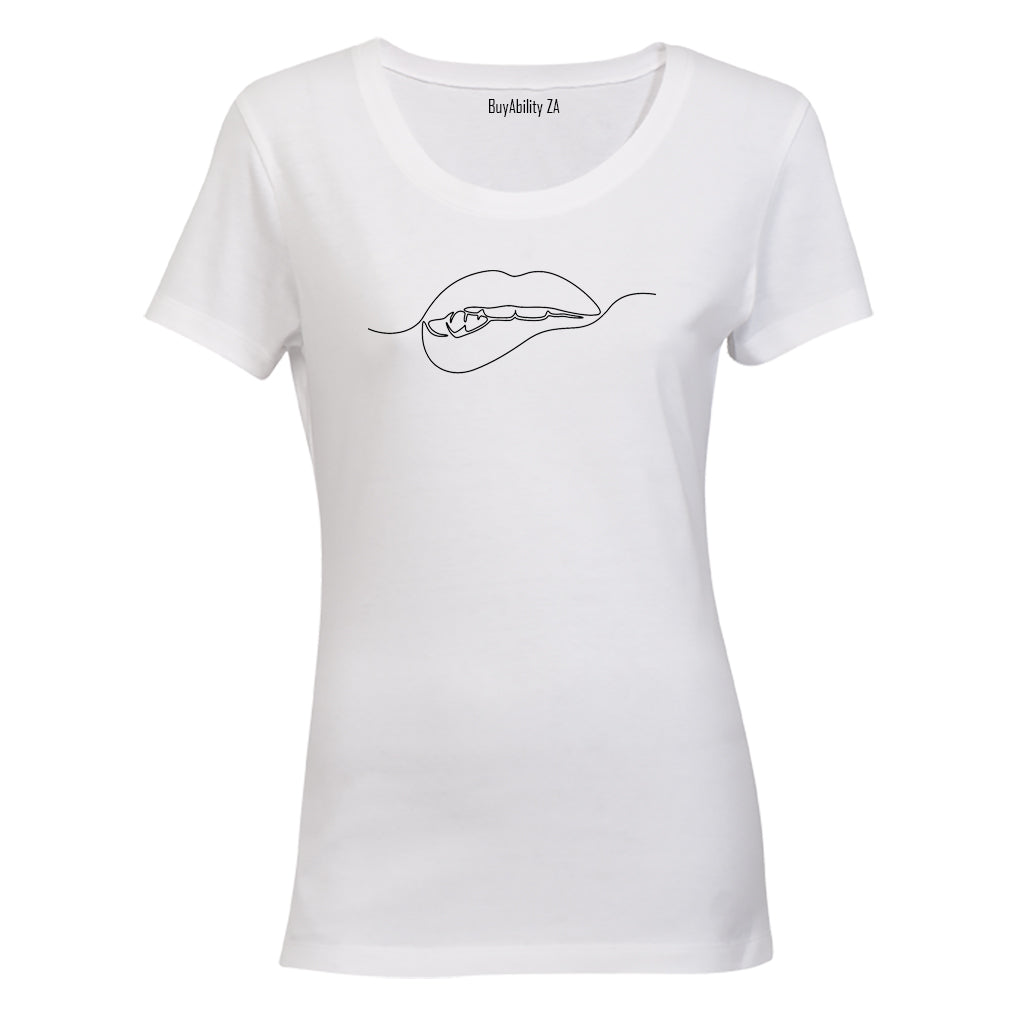 Lip Illustration - Ladies - T-Shirt - BuyAbility South Africa