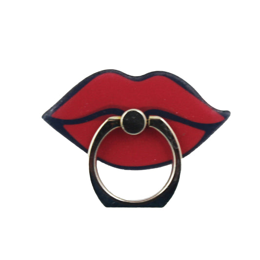 Novelty Mobile Phone Ring Holder/Stand - Lips
