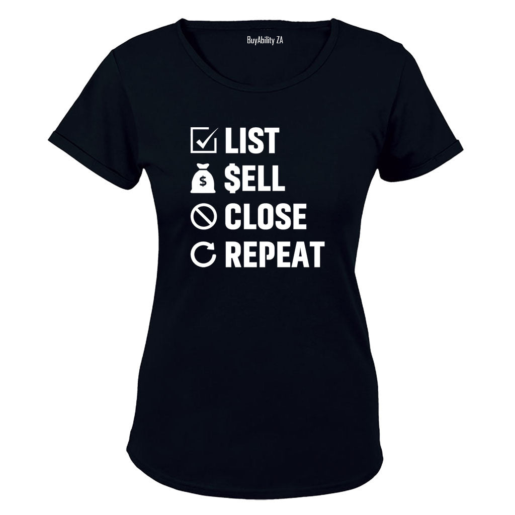 List. Sell - Estate Agent - Ladies - T-Shirt