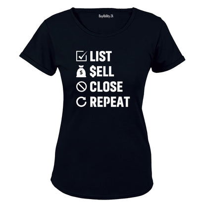 List. Sell - Estate Agent - Ladies - T-Shirt