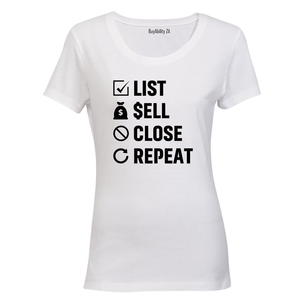 List. Sell - Estate Agent - Ladies - T-Shirt