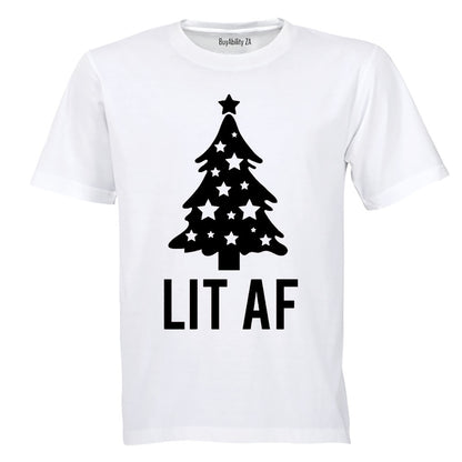 Lit Christmas Tree - Adults - T-Shirt