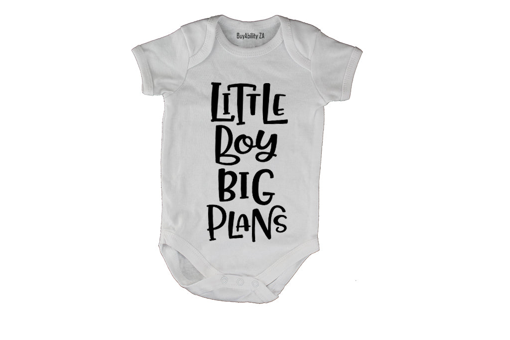 Little Boy, Big Plans - Baby Grow