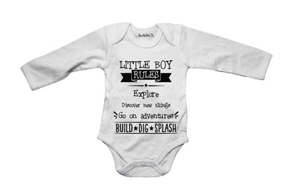 Little Boy Rules! - Baby Grow