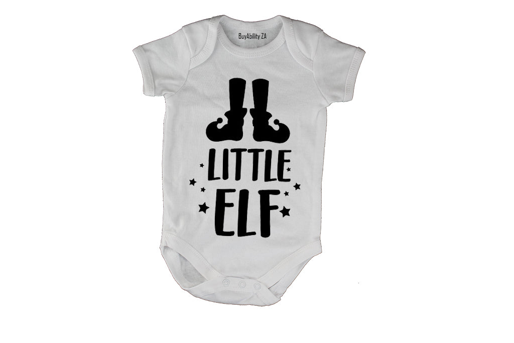 Little Elf - Stars - Christmas - Baby Grow