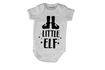 Little Elf - Stars - Christmas - Baby Grow