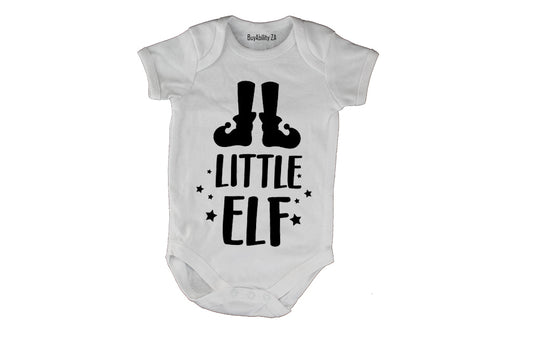 Little Elf - Stars - Christmas - Baby Grow