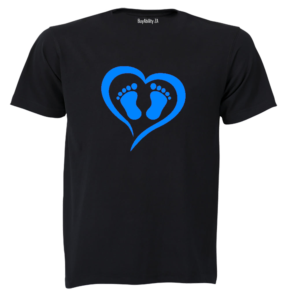 Little Feet - Blue - Adults - T-Shirt - BuyAbility South Africa